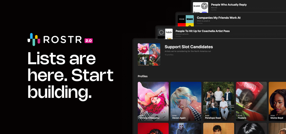 Introducing Lists: Organize Everything on ROSTR, Your Way